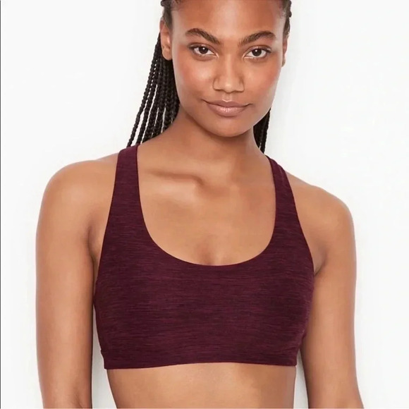 Victoria Secret Strappy Back Sports Bra Minimum Support Size Small - Picture 2 of 9